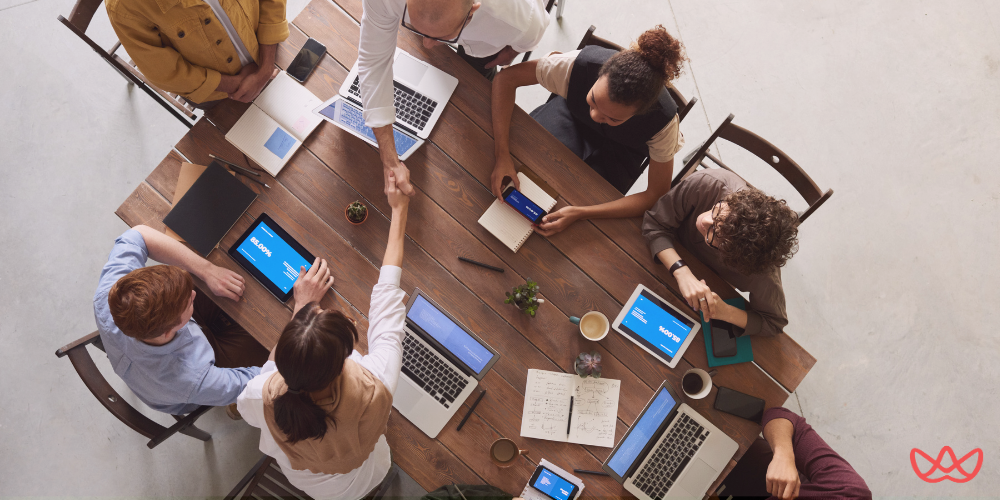 Diverse team engaging in a collaborative project discussion, showcasing cultural fit in remote work environments.