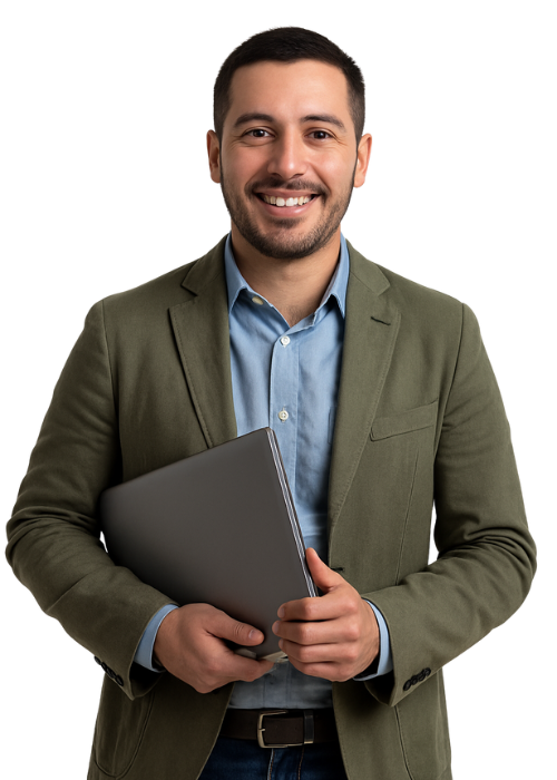 An account manager working at Floowi.