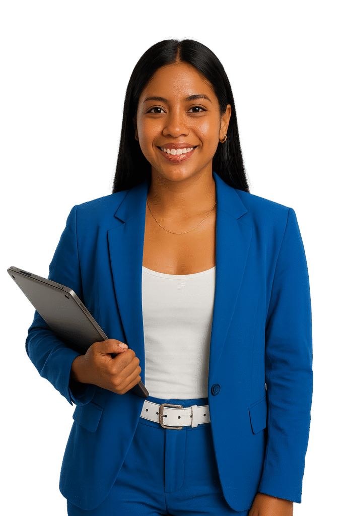 She is part of the copywriting team at Floowi, which is a company that hires nearshore copywriters.