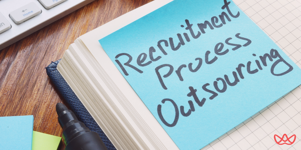 Recruitment Process Outsourcing note on desk showing how to select the right RPO provider.